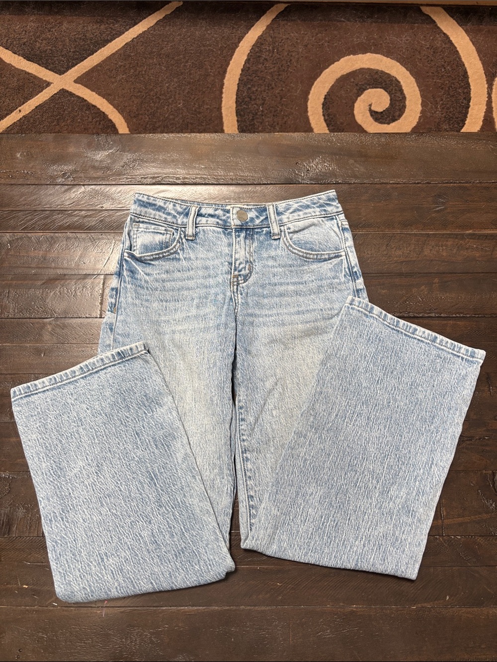 BKE mini Taylor Youth Light Wash Girl’s Straight Leg Jeans